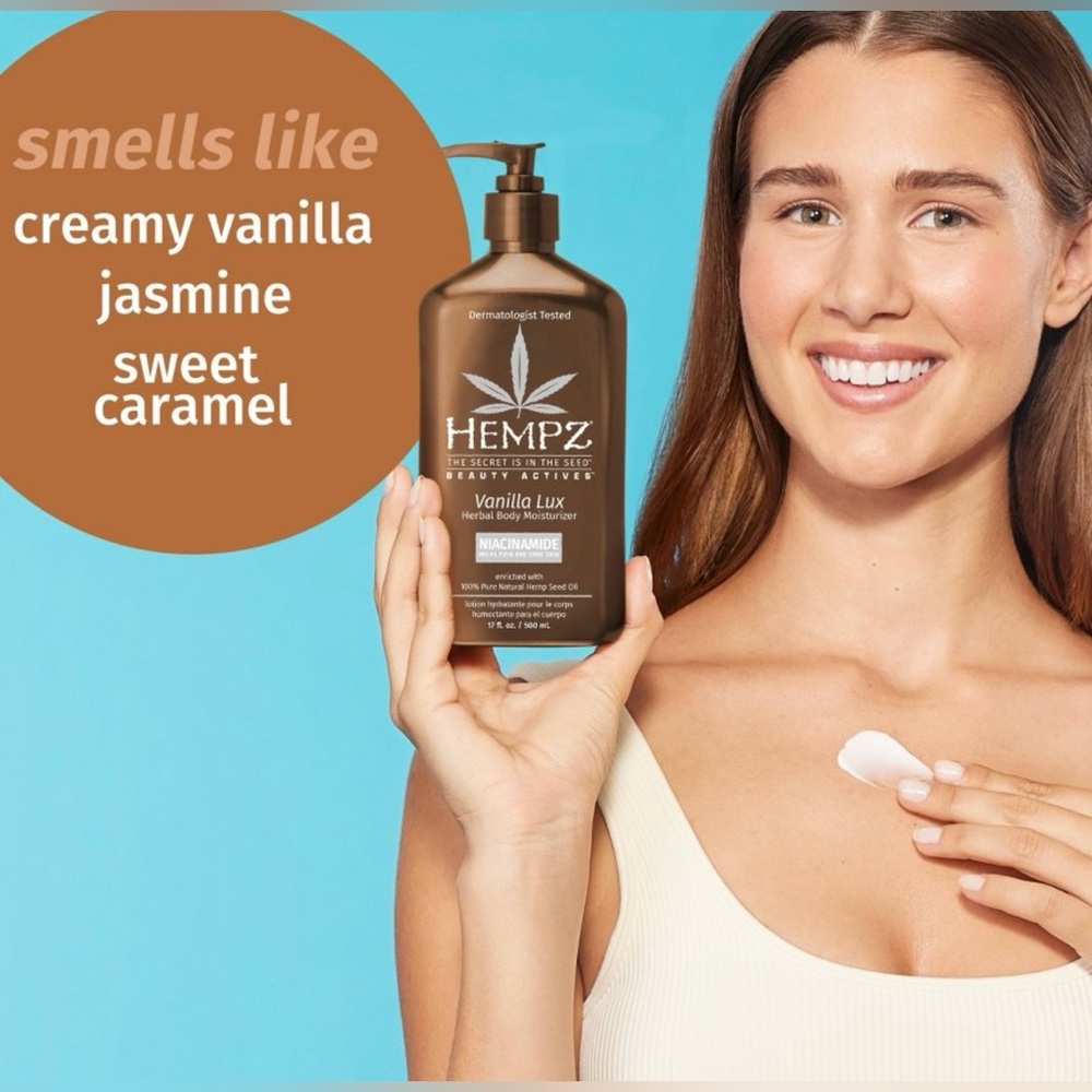 Hempz Vanilla Lux Herbal Body Moisturizer‎ - Brown - Picture 5 of 6